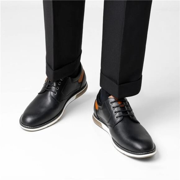 Men\'s Casual Dress Oxfords Shoes Business Formal Derby Sneakers
